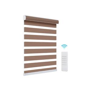 Stores zébrés électriques intelligents à chargement – Rideaux occultants à levage et enroulement, semi-transparents pour une utilisation multi-scènes - Product Image 3