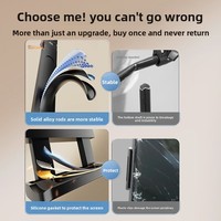 Support d'écran portable transfrontalier le plus vendu, support mobile/de bureau pour tablette, dédié au streaming en direct et aux jeux BX-07