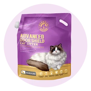 OEM/ODM Litter For Cats Easy To Clean Bentonite Cat Litter Sand High Quality No Chemical Contains Cat Litter