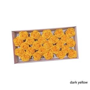 ดอกกุหลาบผ้าไหมขนาดเล็ก 4 ซม. ขายส่งราคาถูก สำหรับตกแต่งเค้ก - Product Image 6