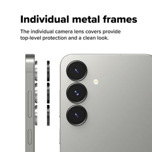 Protector de Cámara de Lente Trasera de Vidrio Templado de Aluminio Metálico 3D 9H Personalizado de Fábrica para Samsung S25 S26 Ultra Anti Golpes - Product Image 2