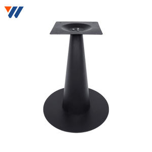 Yw מתכת ברזל פלדה ניקל יחיד צלב שולחן בסיס אבקה מצופה פלדה מגולגל צורה חרוט פלדה עמודות - Product Image 3