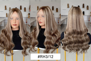 2026 New Design Virgin Hair <b>Mini</b> Wig European Human Hair Wig Average Small Large Cap Sizes Glueless For White Woman #RH3-12 - Product Image 6