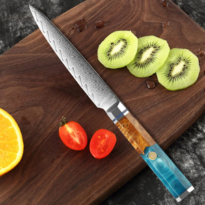 <b>kitchen</b> sharpness damascus steel chef's <b>knife</b> accessories set household slicing <b>knife</b> stainless steel cleaver <b>knife</b> messer set - Product Image 6