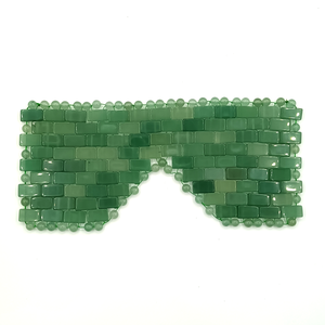 Pembe Kristal Göz Maskesi Yaşlanma Karşıtı Yüz Masaj Aleti Yüz Cilt Bakımı için Göz Yorgunluğunu Giderici Taş Göz Maskesi - Product Image 5