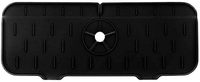 Tapis de récupération d'eau pour robinet en silicone écologique, 14,6x5,5 pouces, rectangulaire, style moderne, norme américaine, certifié LFGB