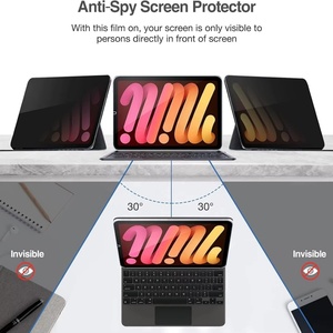 ฟิล์มกระจกนิรภัยกันกระแทก ป้องกันการมองลอก ขอบโค้ง 2.5D  สำหรับ <span class=keywords><strong>iPad</strong></span> <span class=keywords><strong>Mini</strong></span> 7 8.3 นิ้ว 6 5 <span class=keywords><strong>4</strong></span> 3 <span class=keywords><strong>ราคา</strong></span>โรงงาน - Product Image 3
