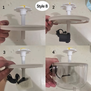 Fontaine à eau pour animaux de compagnie, bol à boire intelligent pour chat et chien, distributeur d'eau pour animaux de compagnie à piles rechargeables, utilisation en intérieur - Product Image 5