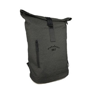 Sac à dos en cuir PU de haute qualité, personnalisé, fabriqué en usine, haut de gamme, tendance, à rabat, pour ordinateur portable, pour voyage - Product Image 1