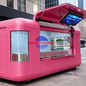 Remorque de bar mobile, chariot alimentaire pour restaurant, chariot alimentaire pour la vente au détail - Product Image 5