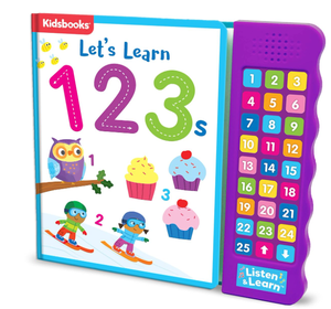 หนังสือเสียงแบบอินเทอร์แอคทีฟสำหรับเด็ก <span class=keywords><strong>123</strong></span> ตัวเลข ฝึกนับ<span class=keywords><strong>เลข</strong></span> 1-25 กดปุ่มเพื่อเรียนรู้ หนังสือเสียงเพื่อการเรียนรู้สำหรับเด็กเล็ก - Product Image 1
