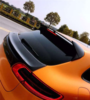 Nouveau remplacement pour le kit carrosserie en fibre de carbone Macan avec ailerons larges et diffuseur arrière pour voiture de sport (Chine)