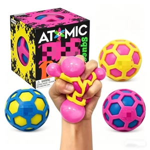 Balle de décompression en forme d'atomque, vente chaude transfrontalière, pour enfants et adultes de plus de 3 ans, cadeau de fête, gadget anti-stress - Product Image 3