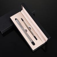 Stylo bille publicitaire en métal multicolore avec clip en forme de flèche, écriture fluide 1,0 mm, idéal pour les cadeaux d'entreprise