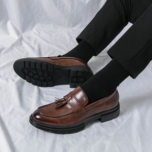 Zapatos Mocasines con Borlas de Diseño Clásico, al por Mayor, Duraderos, Elegantes, Sin Cordones, Formales, para Bodas y Negocios, para Hombre - Product Image 2