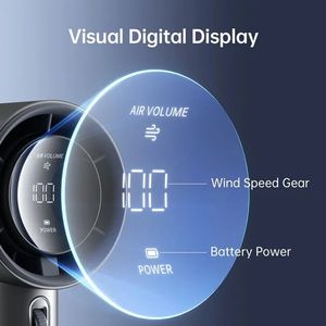 Portable Turbine Handheld <b>Fan</b> 5000mAh <b>Mini</b> Pocket Cooling <b>Fan</b> <b>USB</b>-C Rechargeable High Speed Brushless Personal <b>Fan</b> - Product Image 3