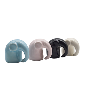 精美的中国桌面动物收藏品情人节雕像 - Product Image 3