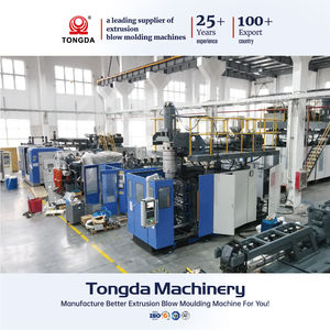 Máquina de fabricación de cubos de barricada de bloque de carretera de plástico Máquina de moldeo por soplado de extrusión de cono de tráfico - Product Image 3