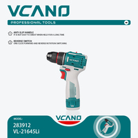 Perceuse sans fil industrielle VCANO, 2 vitesses, couple max. 35 Nm, batterie 2000 mAh, OEM 18V-21V 400W, mandrin sans clé 25 mm