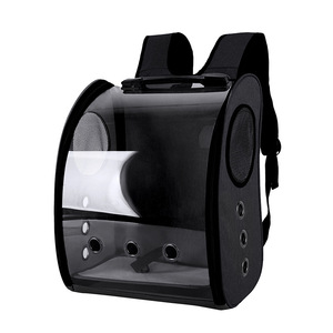 Nhà Máy Tùy Chỉnh Trong Suốt Chim Parrot Ba Lô Tàu Sân Bay Túi Du Lịch Với Perch Đứng Thoáng Khí Xốp Pet <span class=keywords><strong>Bird</strong></span> Lồng - Product Image 5