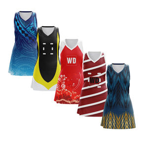 Uniforme de Netball al por Mayor 100% Poliéster, Vestido Deportivo sin Mangas Transpirable de Alta Calidad con Diseño Estampado para Adultos - Product Image 5