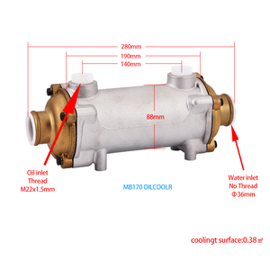 Hàng Mới Về Hộp Vật Liệu Ăn Mòn Nước Biển Sử Dụng Ống Làm Mát Dầu Hộp Trao Đổi Nhiệt Hộp Số Làm Mát Dầu - Product Image 6