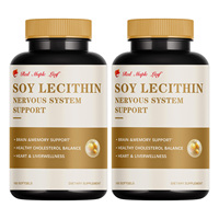 Gélules de lécithine de soja haute puissance - Complément alimentaire pour la santé du cœur et du cerveau, certifié GMP, OEM disponible