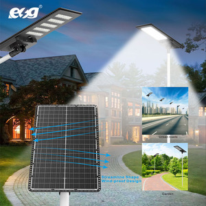ไฟถนนโซลาร์เซลล์แบบรวม ESG120W/150W ให้แสงสว่างสูง สำหรับภายนอกอาคาร กันน้ำ IP65 แบตเตอรี่ลิเธียมพร้อมเซ็นเซอร์  วัสดุอะลูมิเนียม รุ่น 1 - Product Image 5