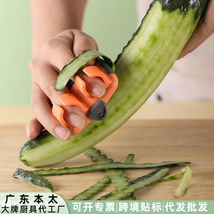 Éplucheur de fruits en acier inoxydable, éplucheur manuel pour pommes de terre, melons, pommes, grattoir ménager, outil multifonctionnel - Product Image 4