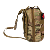 Kit de Supervivencia Táctico de Primeros Auxilios, Bolsa Molle de Emergencia para Exteriores, Organizador de Herramientas Médicas, Ligero y Duradero