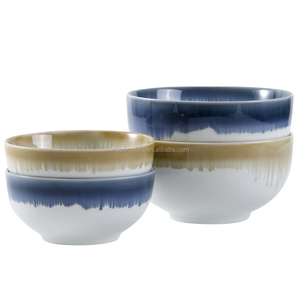 Juego de Tazones de Porcelana Hechos a Mano en Japón, Estilo Rústico, Ecológicos, para Cereales, Fideos, <span class=keywords><strong>Ramen</strong></span>, Udon, Ensaladas, Sopas - Product Image 2