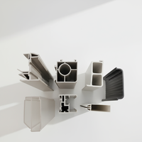 Profilé en PVC extrudé blanc sur mesure pour la décoration des fenêtres et des portes, surface lisse durable, pour l'extérieur, le toit, le jardin, la cuisine
