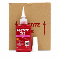 Colle anaérobie amovible LOCTITE 222 violette pour verrous de vis, adhésif de blocage de vis pour petits boulons métalliques et vis de réglage 50ml