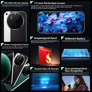 Snapdragon8gen3 double carte SIM prend en charge la carte TF M15 Ultra 16 Pro Max Camon 40 Pro téléphone 108MP arrière HD LTE pour les utilisateurs espagnols - Product Image 6