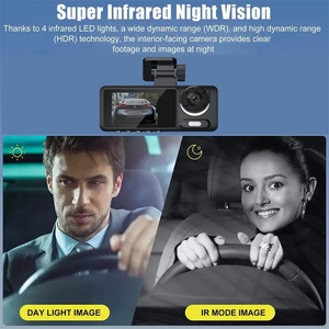 Caméra embarquée 1080p grand angle avec objectif F2.0, vision nocturne et lecteur de carte TF - Product Image 3