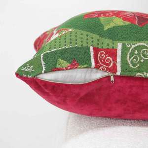 Housse de <span class=keywords><strong>coussin</strong></span> tissée personnalisée à faible MOQ, nouveau design de Noël, pour canapé, décoration intérieure - Product Image 5
