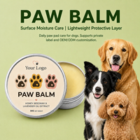 Baume pour pattes de chien biologique anti-inflammatoire à étiquette privée, adoucissant et hydratant pour pattes sèches et gercées, produits pour animaux de compagnie de qualité supérieure