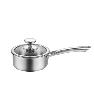 Casserole et pot à lait en acier inoxydable personnalisés avec couvercle, compatibles <span class=keywords><strong>induction</strong></span>, lave-vaisselle et four - Product Image 4