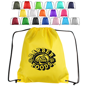 Custom Logo Promotional Polyester <b>Drawstring</b> Bag Gym Sports Draw String Bags Sport <b>Drawstring</b> <b>Backpack</b> Bag - Product Image 1