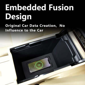 Chargeur sans fil pour voiture pour Toyota Camry 2013 2014 2015 2016, accessoires, plaque de charge rapide pour téléphone 15W, adaptateur - Product Image 4