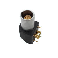 EPG 0B 2/3/4/5/6/7/8/9 Pin 90 °   Connecteurs à sertir pour circuits imprimés en laiton pour connexions de câbles d'alimentation micro-ondes