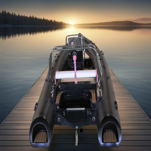 家族に優しい430グラスファイバーリブインフレータブルボート1.2mm厚電気釣りエンターテインメントドリフトリブボートウォータースポーツ - Product Image 1