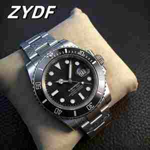 <span class=keywords><strong>Montre</strong></span> de poche de luxe pour homme NH35A avec mouvement automatique <span class=keywords><strong>Seiko</strong></span>, étanche 20 BAR, <span class=keywords><strong>bracelet</strong></span> en acier 40 mm, index lumineux - Product Image 1