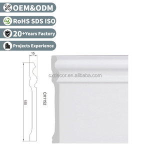 <span class=keywords><strong>Precio</strong></span> <span class=keywords><strong>de</strong></span> Fábrica: Zócalo <span class=keywords><strong>de</strong></span> PS <span class=keywords><strong>de</strong></span> 15 CM, Moderno, Blanco, Imprimado, Paneles Decorativos para Pared - Product Image 1