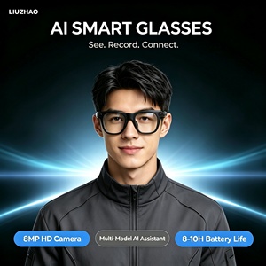 Premium AI Smart <strong>Glasses</strong> 8MP Camera <strong>Bluetooth</strong> Remote Control Premium Open-Ear Stereo Sound Next Generation AI Wearable Device - Product Image 1