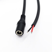 Maßgefertigtes Spiralkabel mit 2 Adern DC 5,5*2,1 5,5*2,5MM Stecker/Buchse Stromkabel Spiralförmiges Stromkabel