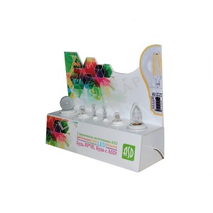 Quầy Hàng Đầu Bọt PVC Bóng Đèn Hiển Thị Đứng/<span class=keywords><strong>Acrylic</strong></span> Countertop E27 Bóng Đèn Thử Nghiệm Hiển Thị Chủ - Product Image 2