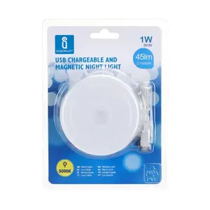 Lumière nocturne LED magnétique avec capteur de mouvement, lumière chaude, faible consommation, idéale pour les chambres et les couloirs. - Product Image 3
