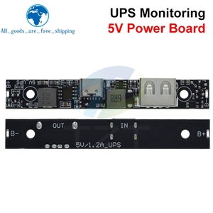 Tzt DC 5V 18650 Lithium Battery Charger Board DC-DC bước lên Booster UPS chuyển đổi sạc dự phòng cung cấp điện - Product Image 5