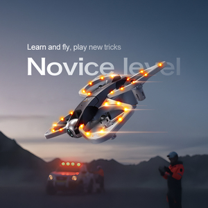 Dron con Luces LED RGB de Colores, Quadcopter FPV de Carreras Aéreas 8K Premium, Aeronave de Control Remoto para Fotografía Nocturna al Aire Libre - Product Image 4